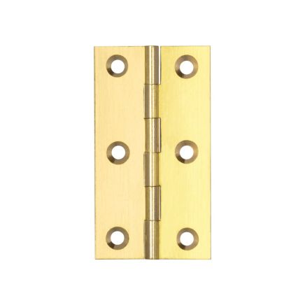Plain Butt Hinges 76x42x1.5mm Solid Drawn Brass - By Frelan Hardware - J8996