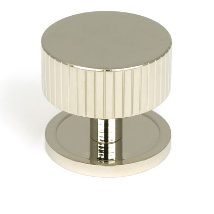 Polished Nickel Judd Cabinet Knob - 38mm (Plain)