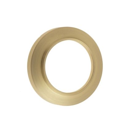 Burlington Chamfered Outer Roses for Escutcheons Satin Brass - By Frelan Hardware - BUR72SB