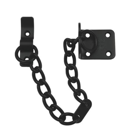 Zoo Hardware Heavy Duty Door Chain - 200mm Chain Length - Black