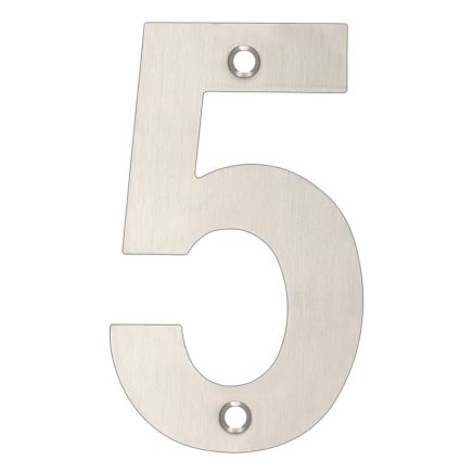 Zoo Hardware Numerals - Satin Stainless