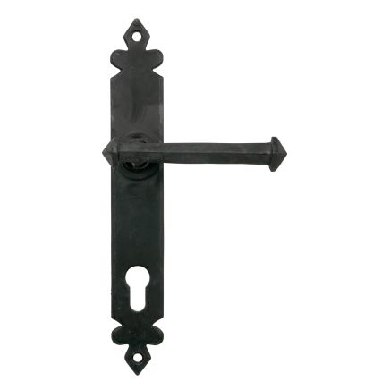 External Beeswax Tudor Lever Espag. Lock Set