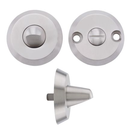 Zoo Hardware Anti Ligature Turn & release Set -5mm Spindle - Satin St. Steel - Stainless Steel