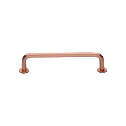 Heritage Brass Cabinet Pull Wire Design with 16mm Rose 96mm CTC Satin Rose Gold Finish