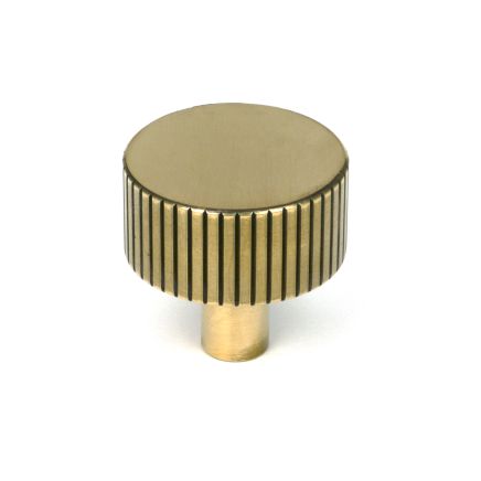Aged Brass Judd Cabinet Knob - 32mm (No rose)