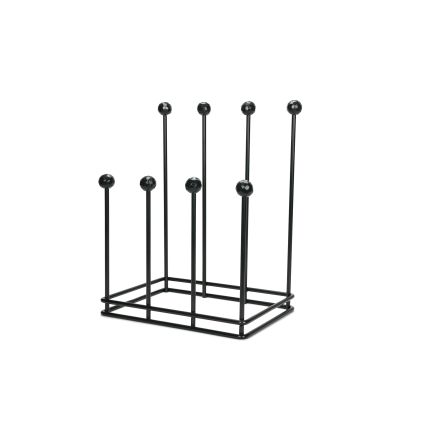 Matt Black Four Pair Boot Rack
