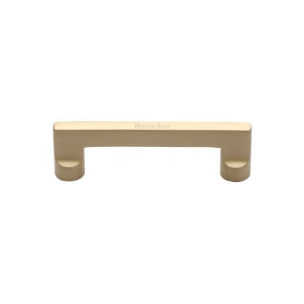Heritage Brass Cabinet Pull Apollo Design 96mm CTC Satin Brass Finish