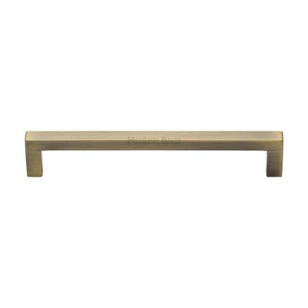 Heritage Brass Cabinet Pull City Design 160mm CTC Antique Brass Finish