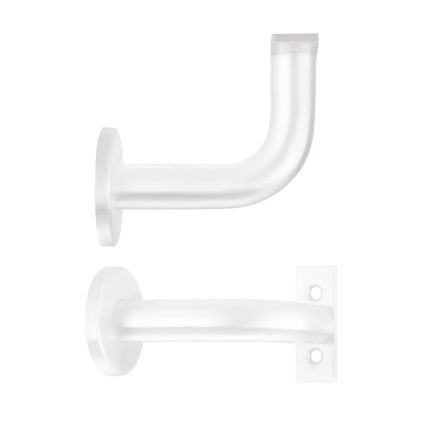 Zoo Hardware Handrail Bracket (Concealed) SSS - 3" - Powder Coat White