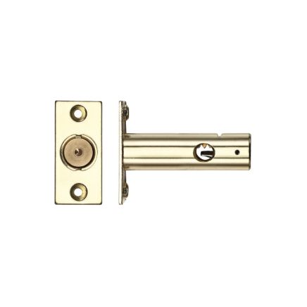 Zoo Hardware Rack Bolt 61mm - Electro Brass