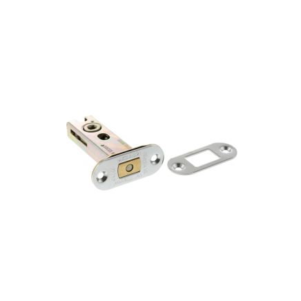 Atlantic Radius Fire-Rated CE Marked Bolt Through Tubular Deadbolt 3" - Polished Chrome
