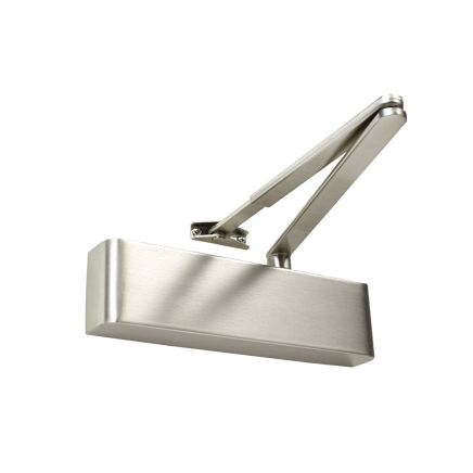 Rutland TS.9206 Door Closer c/w Semi-Radius Cover & Flatbar Armset, Marine 316 Grade