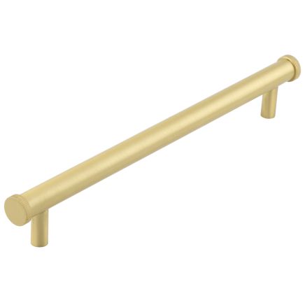 Hoxton Thaxted Cabinet Handles 224mm Ctrs Satin Brass - By Frelan Hardware - HOX260SB