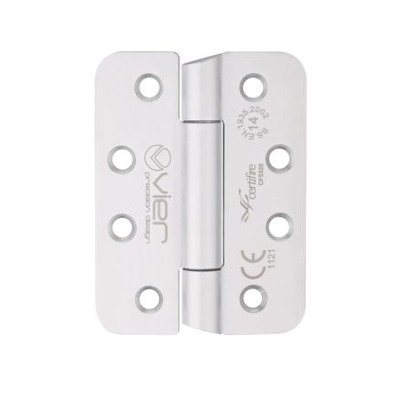 Zoo Hardware Grade 14 concealed knuckle hinge SS201 - Hospital Tip - Satin Stainless