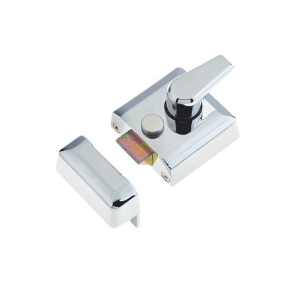 Narrow Stile Night Latches 66mm Polished Chrome - By Frelan Hardware - JL5031PC