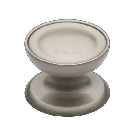 Heritage Brass Cabinet Knob Surrey Design 38mm Satin Nickel finish
