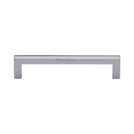 Heritage Brass Cabinet Pull City Design 128mm CTC Polished Chrome Finish