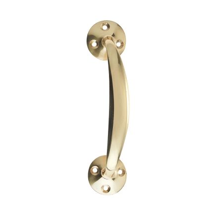 Zoo Hardware Victorian Bow Handle - 6" - Polished Brass