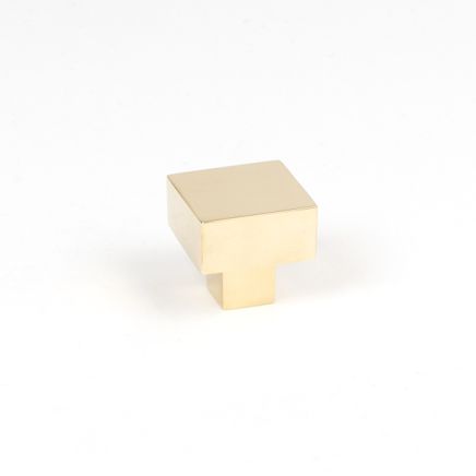 Polished Brass Albers Cabinet Knob - 25mm