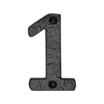 The Tudor Numeral 1 - 3" Black Iron