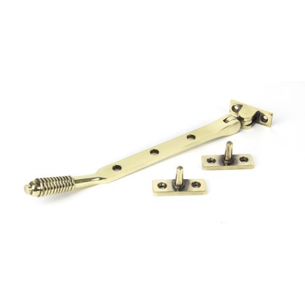 Aged Brass 8" Reeded Stay