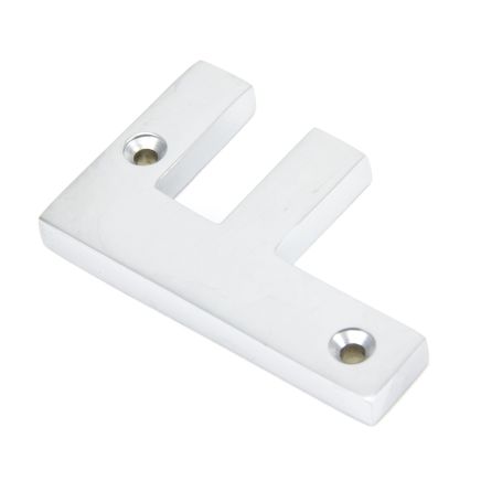 Satin Chrome Letter F