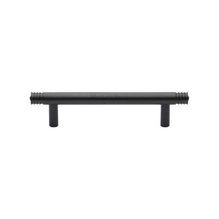 Heritage Brass Cabinet Pull Contour Design 96mm CTC Matt Bronze finish