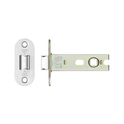 Zoo Hardware Project tubular latch 76mm - Radius - Stainless Steel
