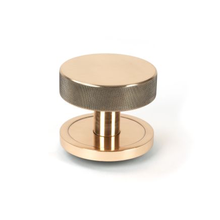 Polished Bronze Brompton Centre Door Knob (Plain)