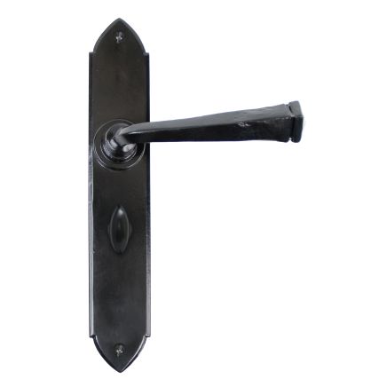 Black Gothic Lever Bathroom Set