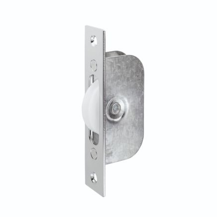 Sash Window Axle Pulley No 2 - Polished Chrome
