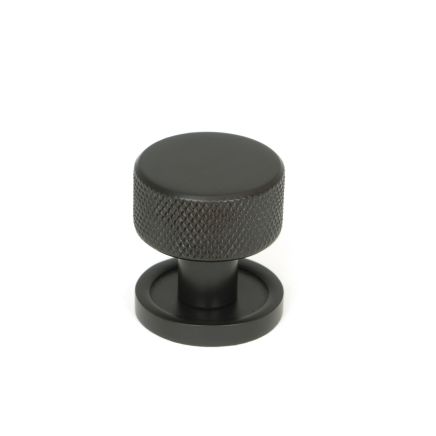 Aged Bronze Brompton Cabinet Knob - 25mm (Plain)