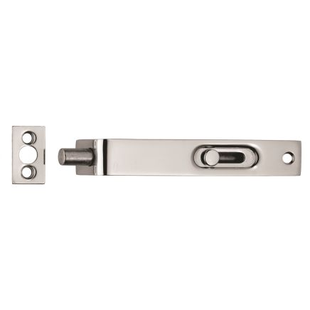 Sunk Slide Flush Bolt - Polished Chrome