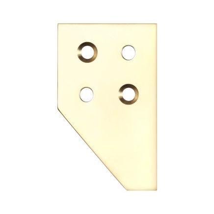 Zoo Hardware Sash Strike Plate for Sash Stop - Brass