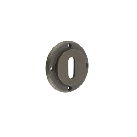 Burlington Standard Keyway Escutcheons No Rose Dark Bronze - By Frelan Hardware - BUR60DB