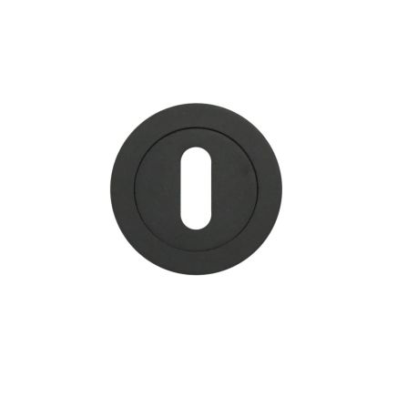 Zoo Hardware Escutcheon standard profile - Matt Black
