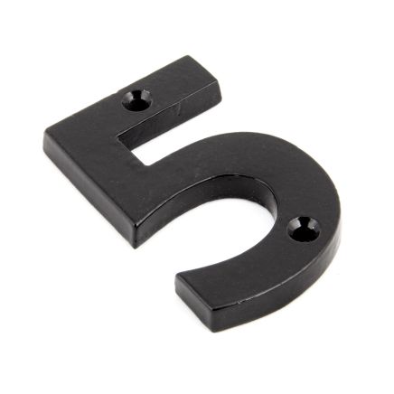 Black Numeral 5