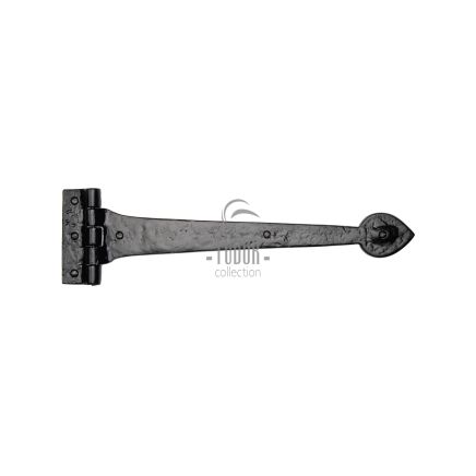 The Tudor Strap Hinge 12" Black Iron