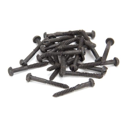 Beeswax 10 x 1 1/2" Round Head Screws (25)