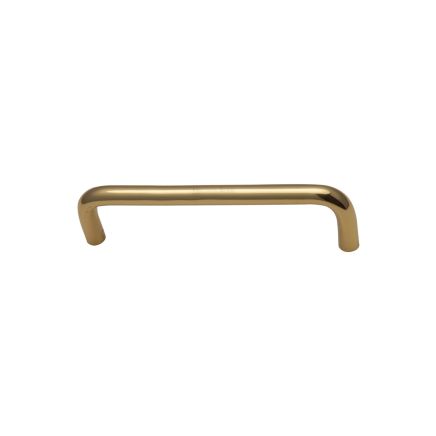 Heritage Brass Cabinet Pull Wire Design 96mm CTC Polished Brass Finish