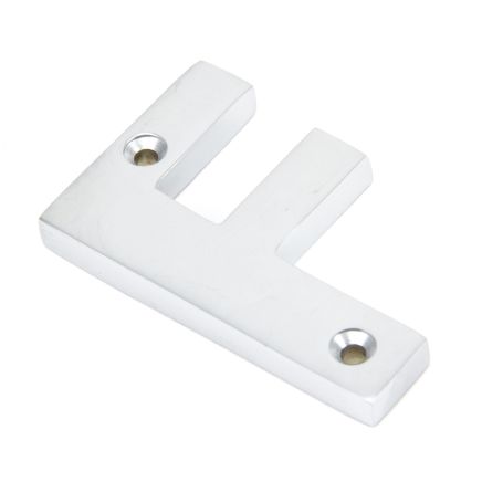 Satin Chrome Letter F