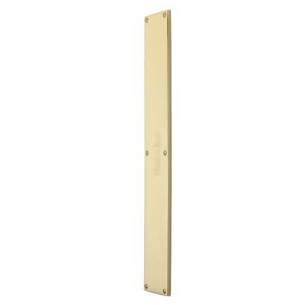 Heritage Brass Fingerplate 500mm Polished Brass finish
