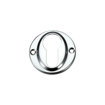 Zoo Hardware Euro Profile Escutcheon - Chrome