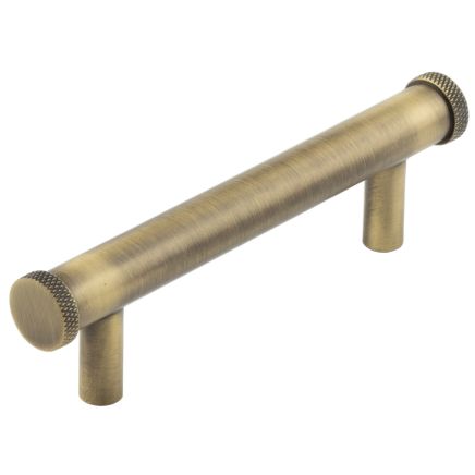 Hoxton Wenlock Cabinet Handles 96mm Ctrs Antique Brass - By Frelan Hardware - HOX150AB
