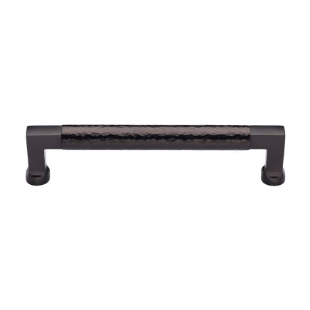 Heritage Brass Cabinet Pull Bauhaus Hammered Design 160mm CTC Matt Bronze Finish