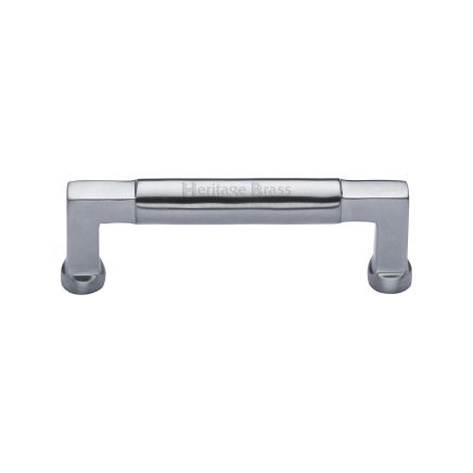 Heritage Brass Cabinet Pull Bauhaus Design 203mm CTC Satin Chrome Finish
