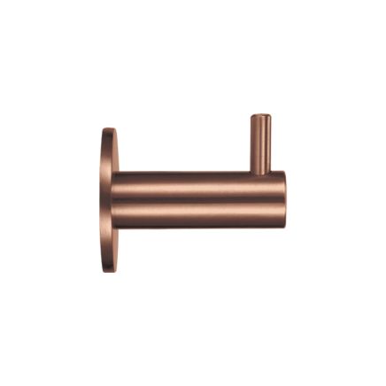Zoo Hardware Wall Mounted Hook w/ Rose - Bronze