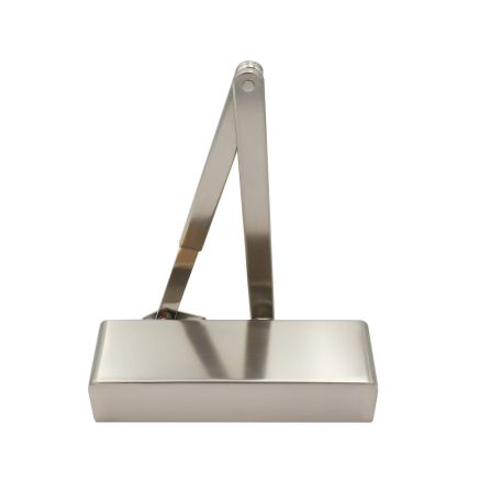 Zoo Hardware Size 2-4 Door Closer - Satin Nickel