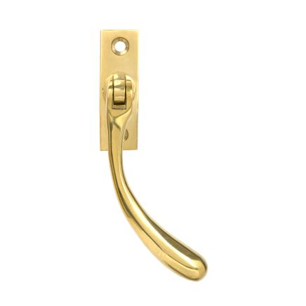 Polished Brass Slim Peardrop Espag - RH