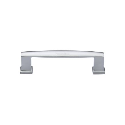 Heritage Brass Cabinet Pull Vintage Design 102mm CTC Satin Chrome Finish